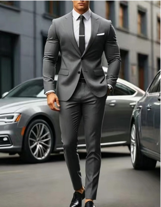 New Mens Casual Suit With Double-breasted Design photo 6