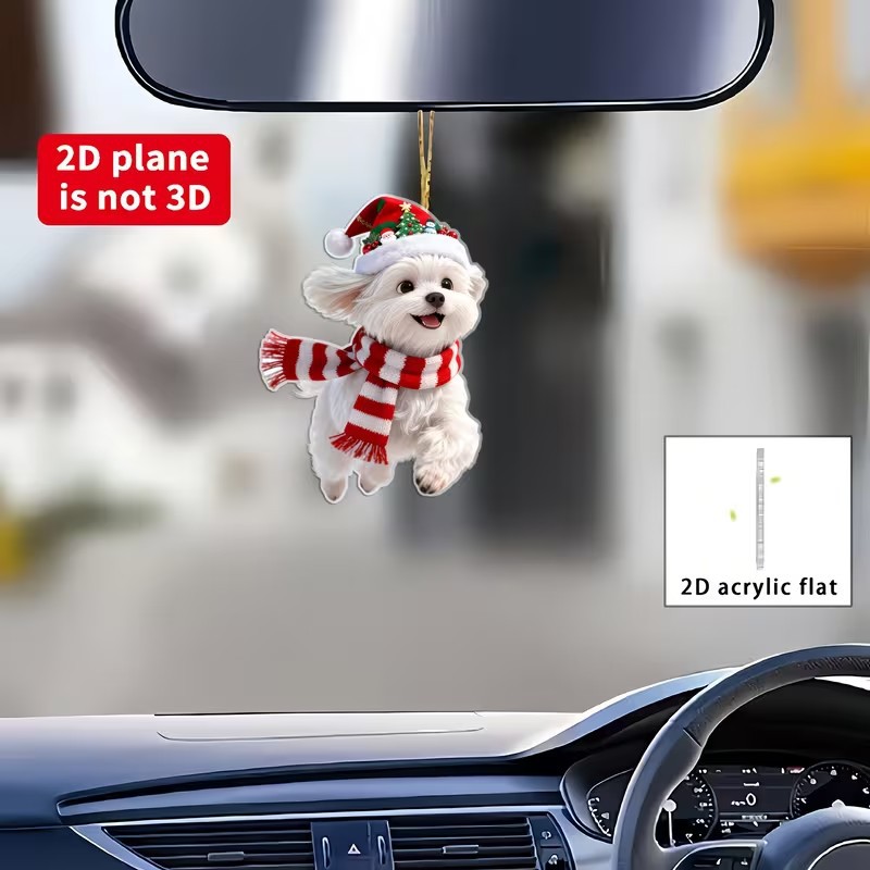 Christmas Ornaments Car Hanging Decorations photo 4