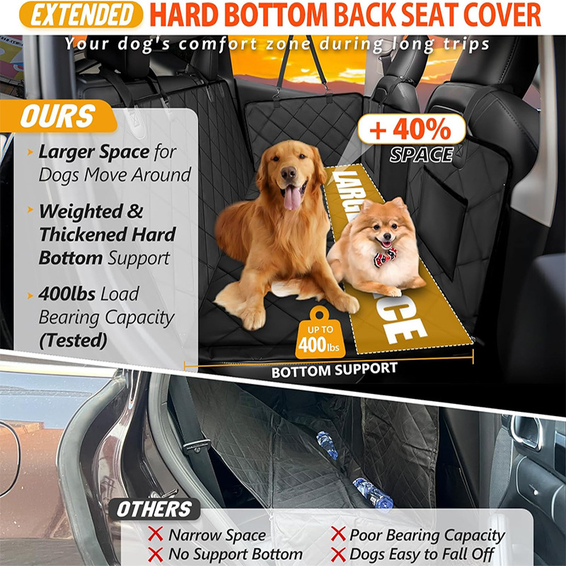 Waterproof And Stain-Resistant Pet Car Rear Seat Mat photo 5