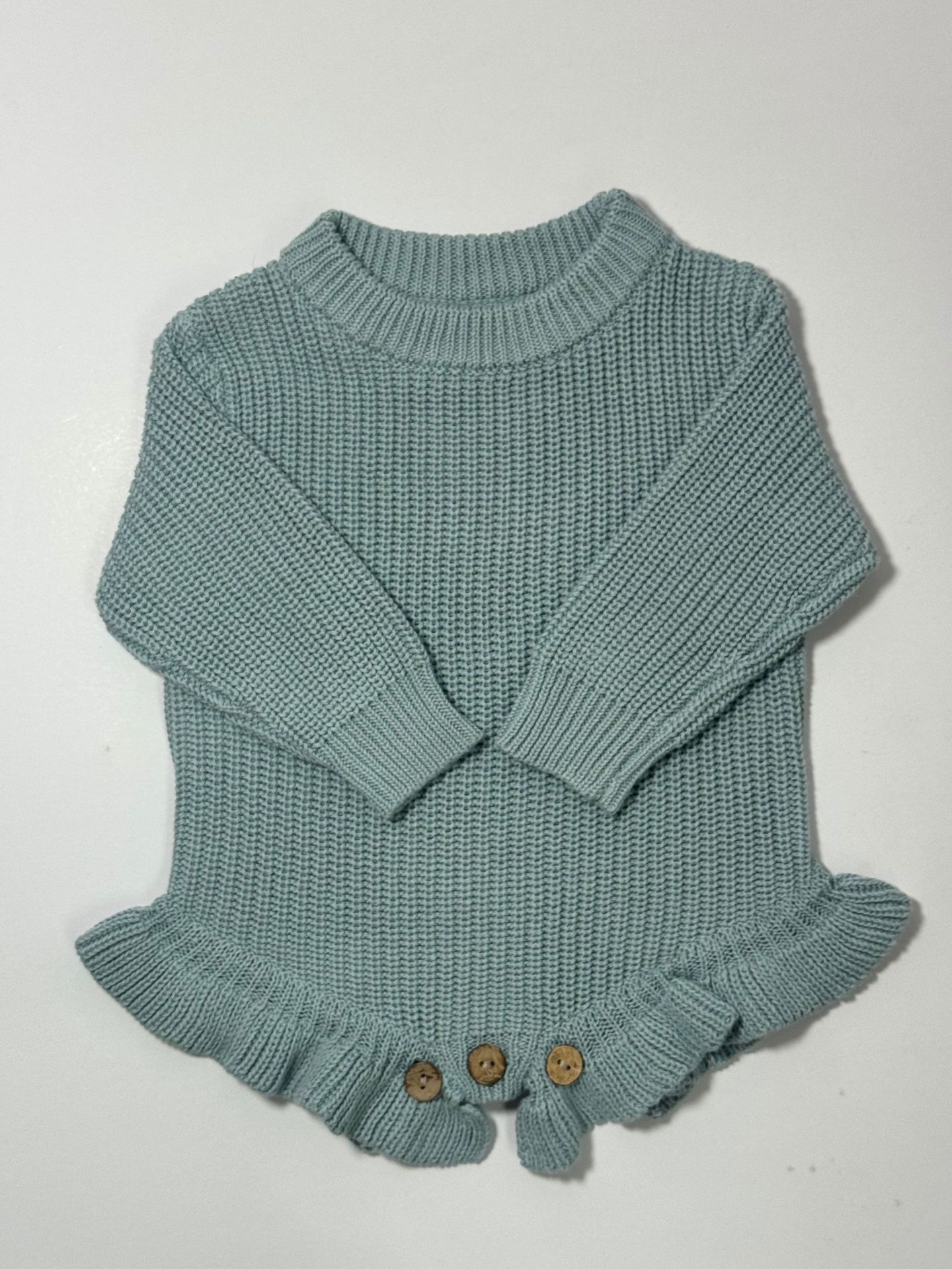 Pure Cotton Embroidery Newborn Long-sleeved Jumpsuit photo 2