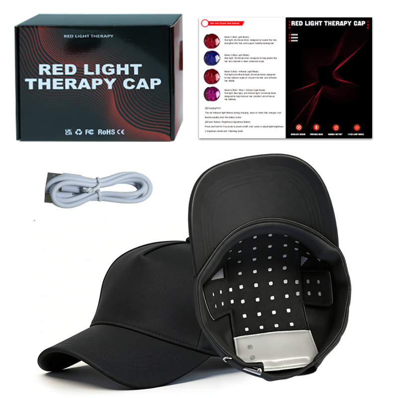 LED Red Light Heating Massage Hair-Boosting Cap photo 4