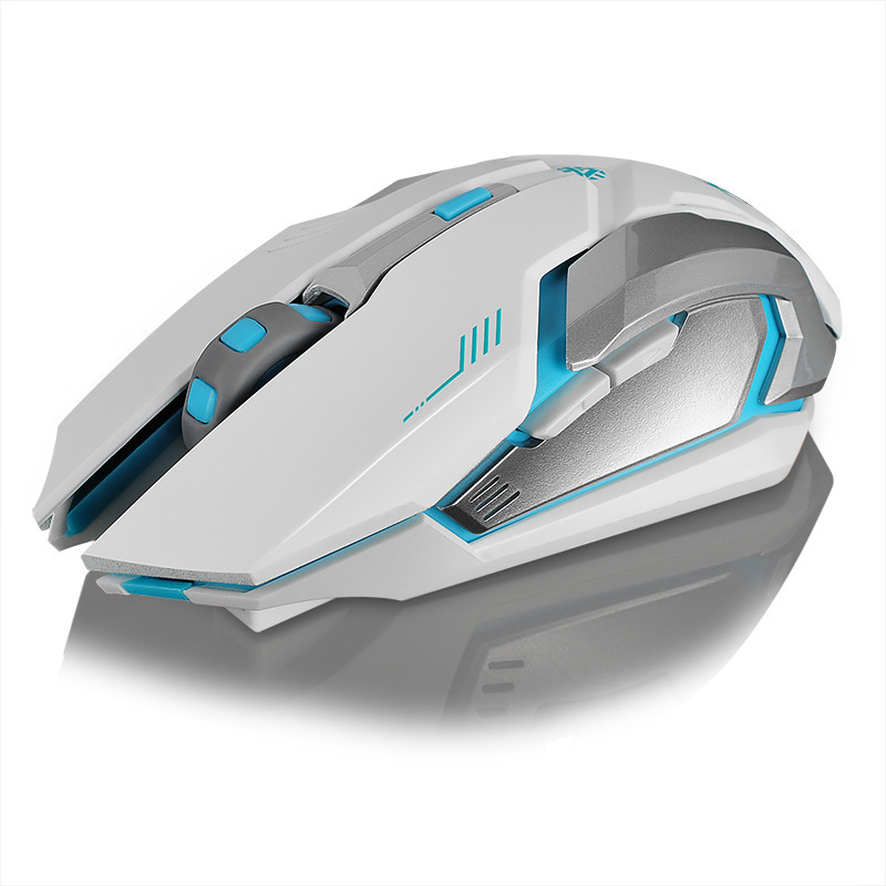 Mouse Wireless Rechargeable Notebook Desktop Home Office Universal Game Mute Luminous photo 3