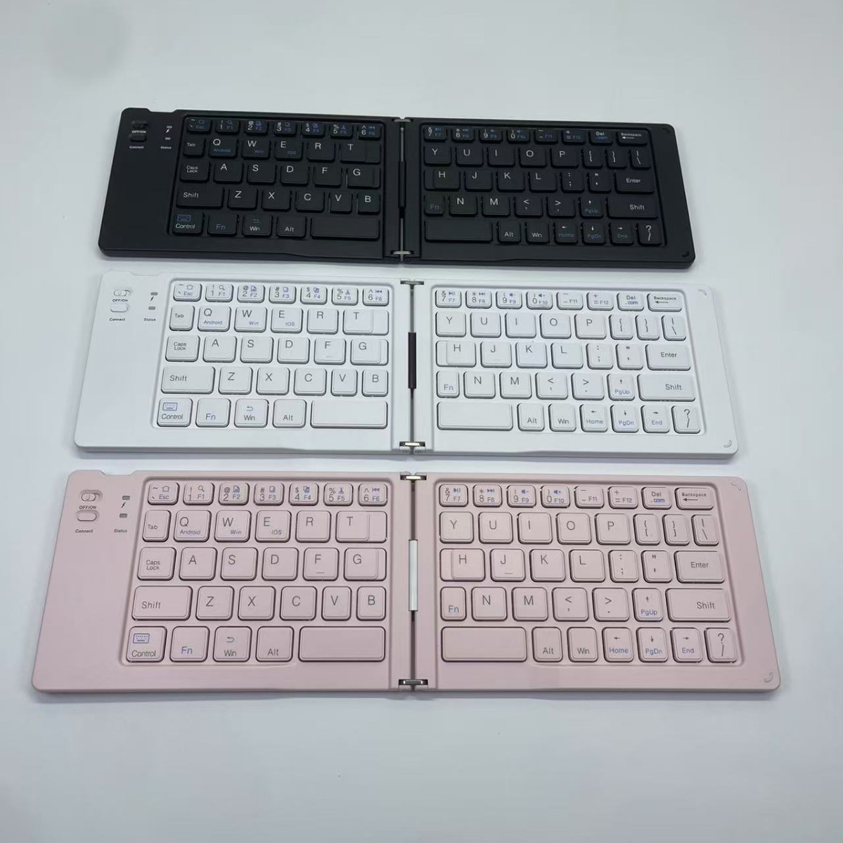 Home Portable Wireless Bluetooth Two Fold Keyboard photo 3