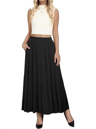 Women's High-waisted Four-season Belt Pockets Slimming Design photo 3