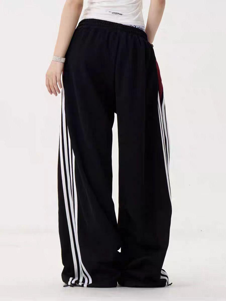 Retro Star-embroidered Casual Sports Sweatpants photo 2