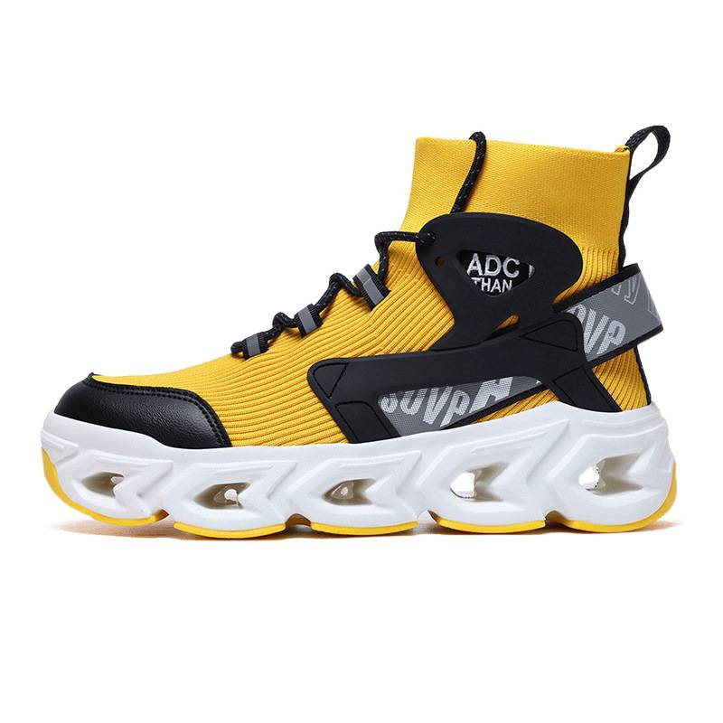 Men's Flyknit Mesh High-Top Breathable Sneakers photo 2
