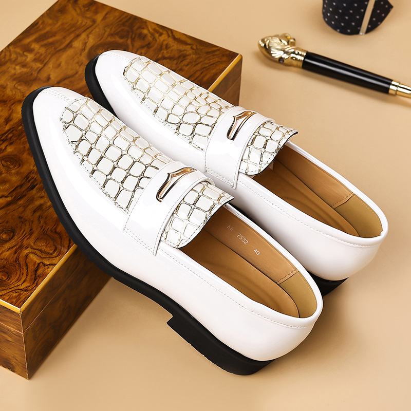 Men's Round-toe Black Casual Dress Shoes photo 6