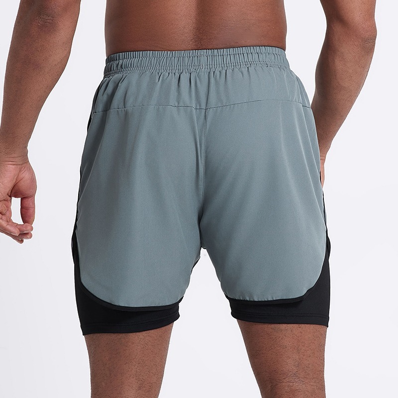 Mens Quick-drying Casual Outerwear Lined Shorts photo 3