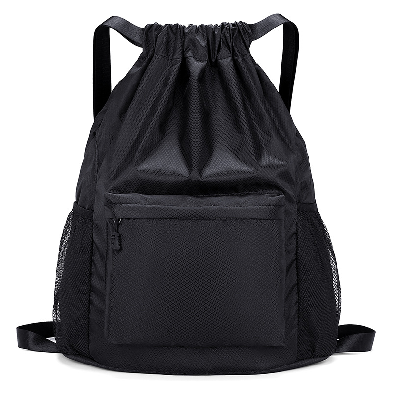 Simple Drawstring Cinch Bag Travel Backpack photo 4