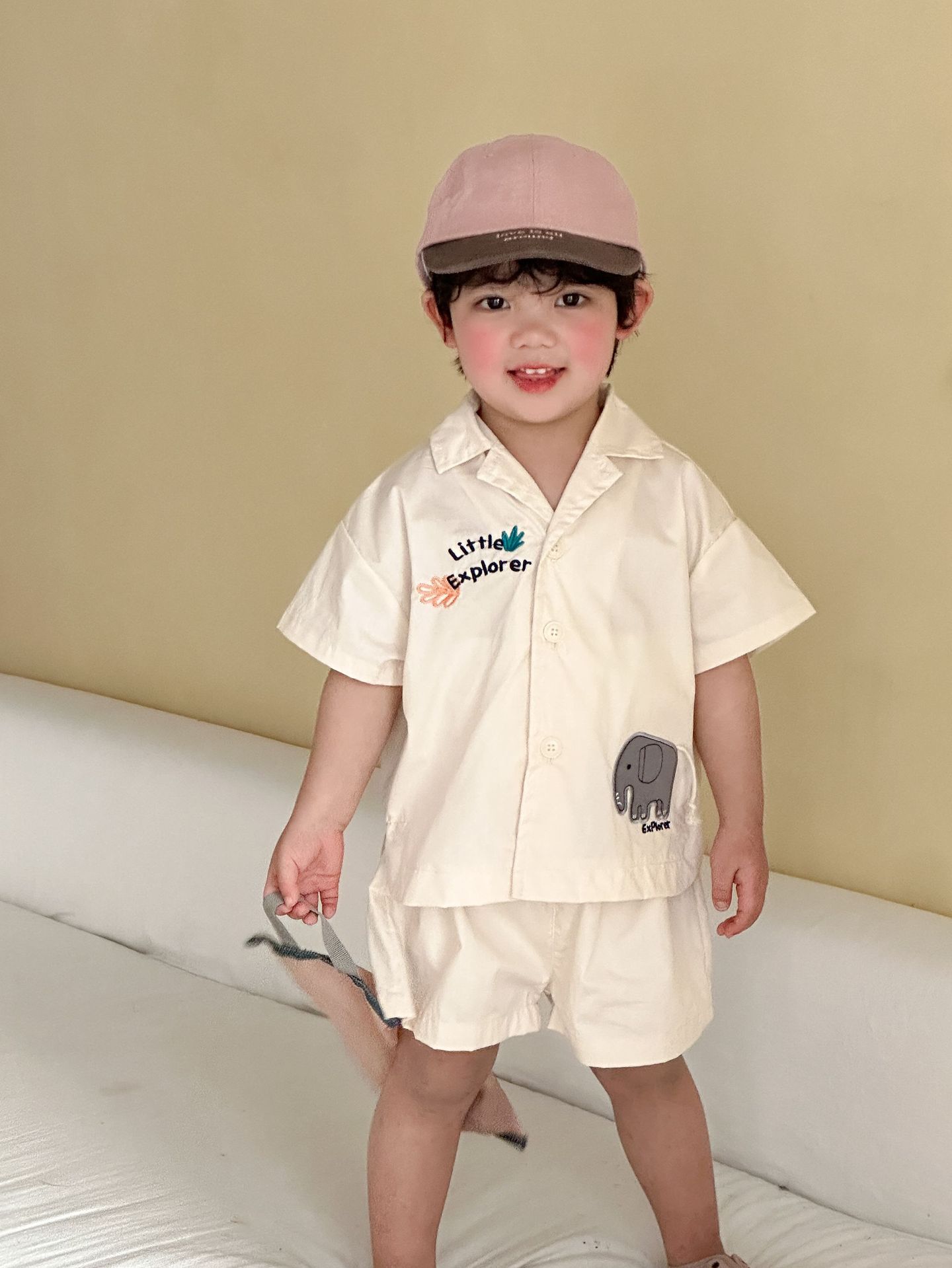 Boys Casual Cotton Short-sleeve T-shirt And Shorts photo 5