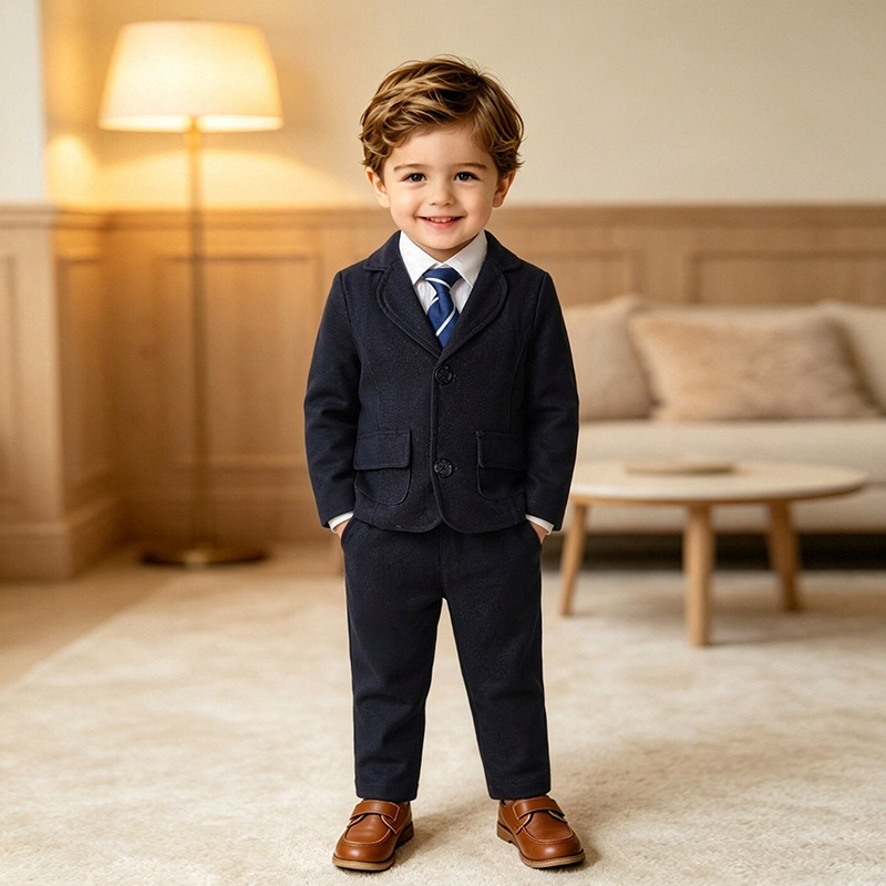 Children's Formal Suit Jacket And Pants Set photo 7