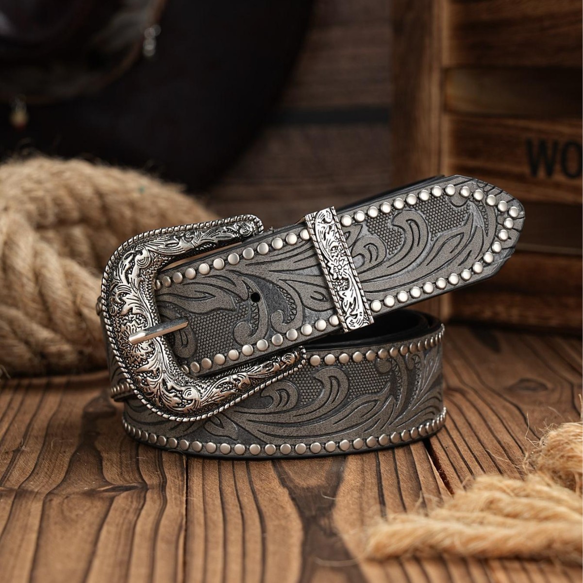 Retro Western Cowboy Belt For Women photo 5