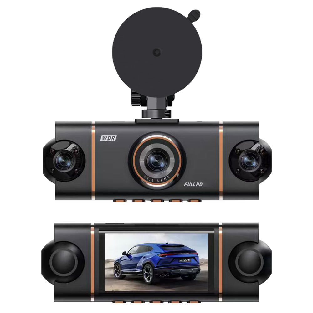 Four-lens Dashcam With Four WiFi Channels Infrared Night Vision And Ultra-thin Design photo 2