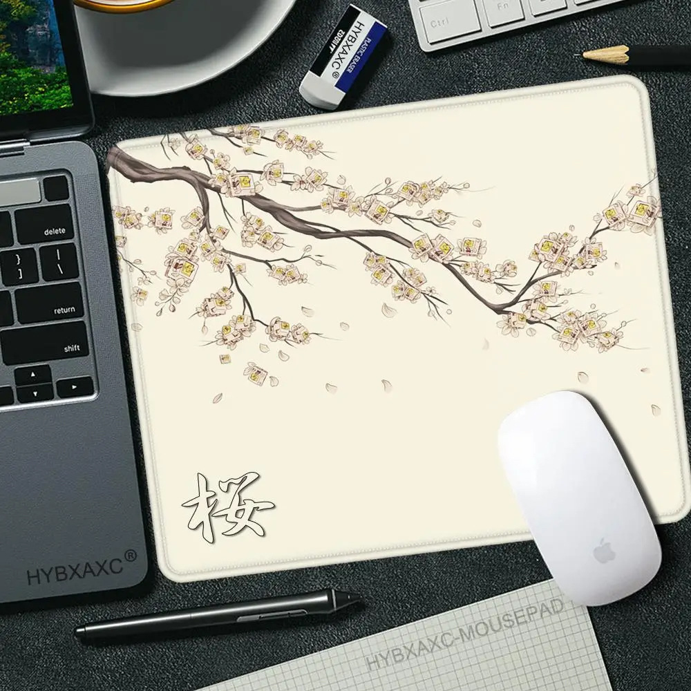 Gaming Mouse Pad Gaming Desk Cherry Blossoms photo 8