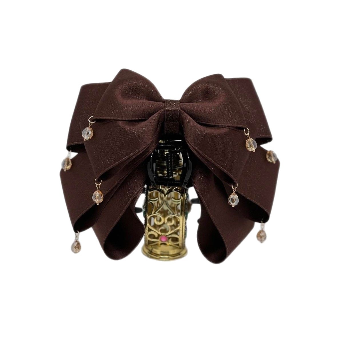 Multi-layer Butterfly Hair Clips With A Sparkling Bow photo 2