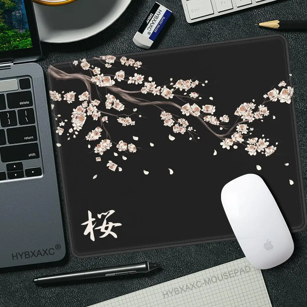 Gaming Mouse Pad Gaming Desk Cherry Blossoms photo 2