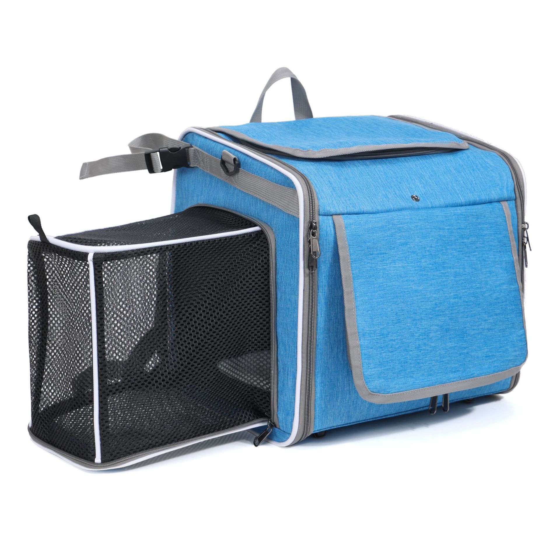 Expandable Pet Bike Carrier Bag - Breathable Portable Front Basket for Cats Dogs Outdoor Cycling Travel photo 3