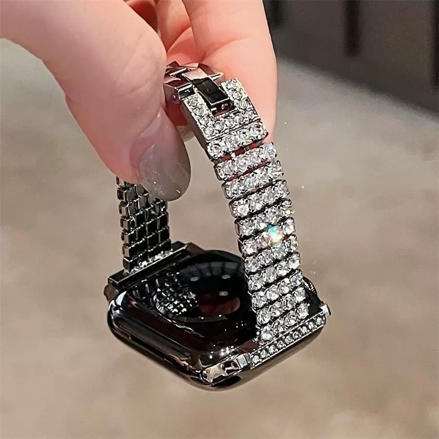 Diamond-encrusted Watch Bracelet Strap photo 4