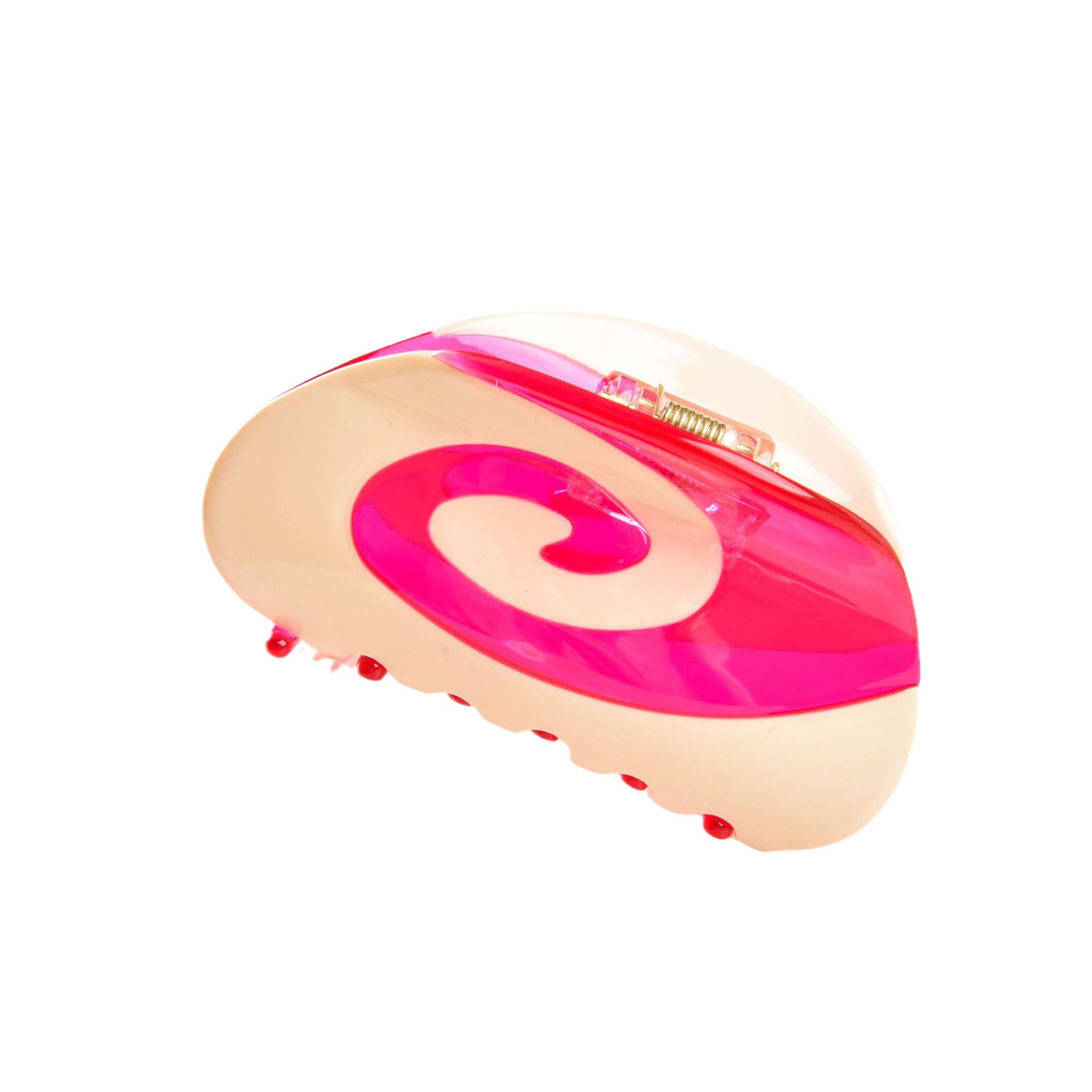 Macaron Two-tone Swirl Hair Clip For Women photo 8