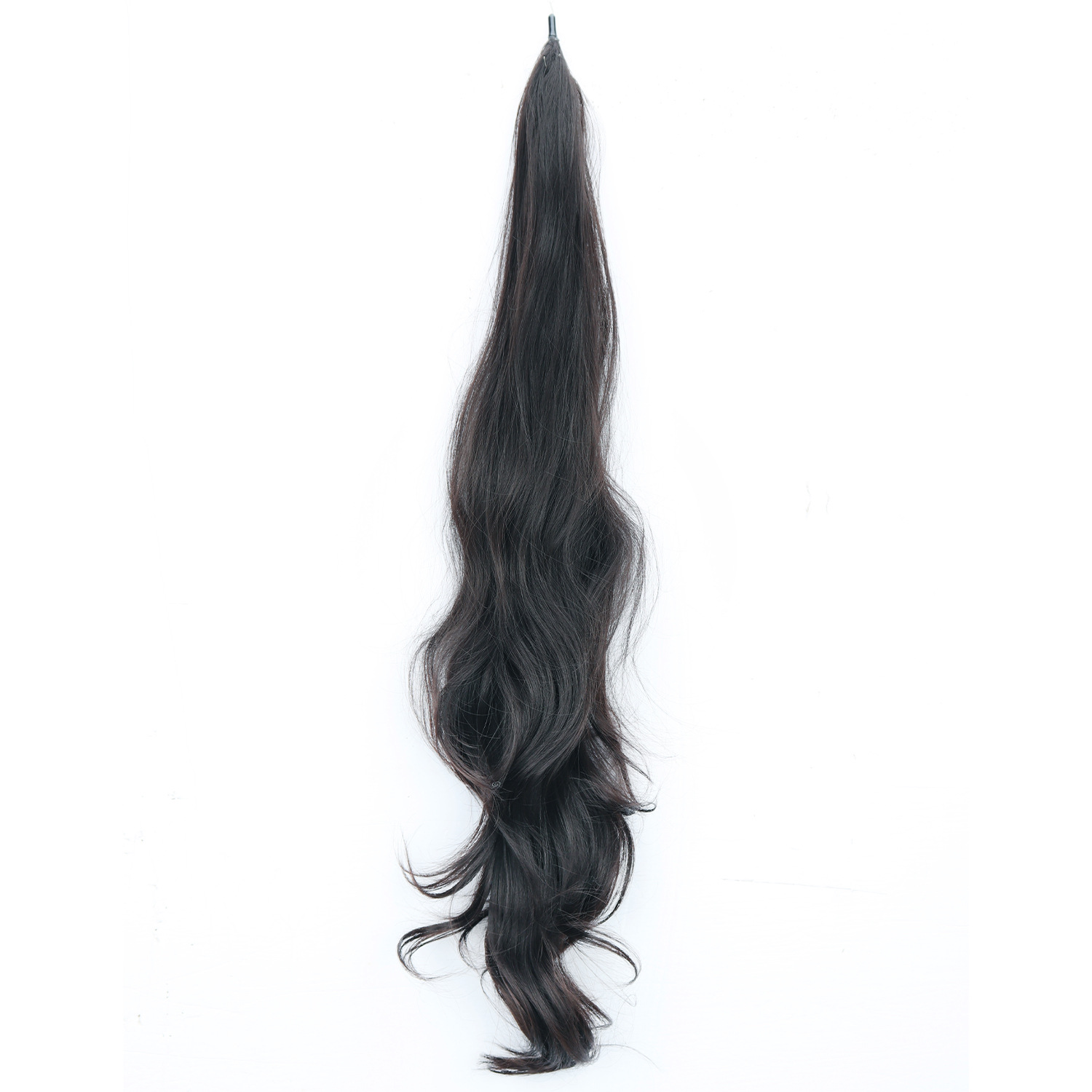 Flexible Halo Ponytail Hair Extension With Long Curls photo 2