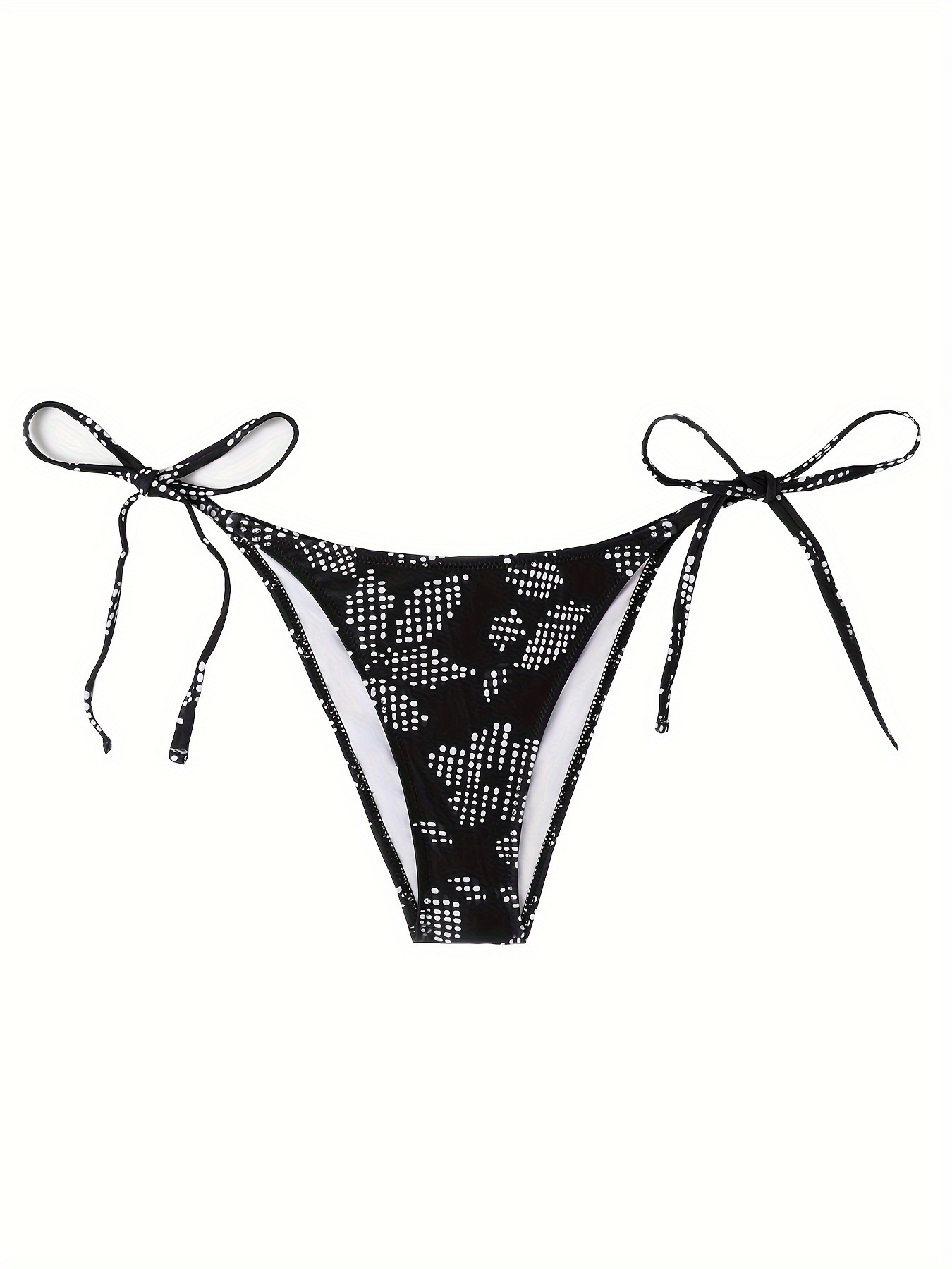 Sexy Strappy Two-piece Floral-print Swim Trunks In Multiple Patterns photo 3