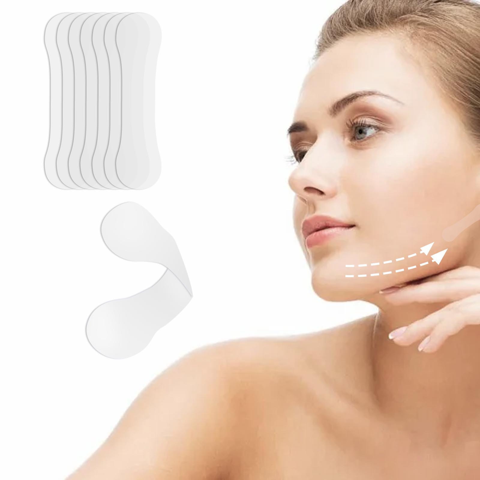 Daily Facial Skincare V-shaped Face Invisible Tape photo 4