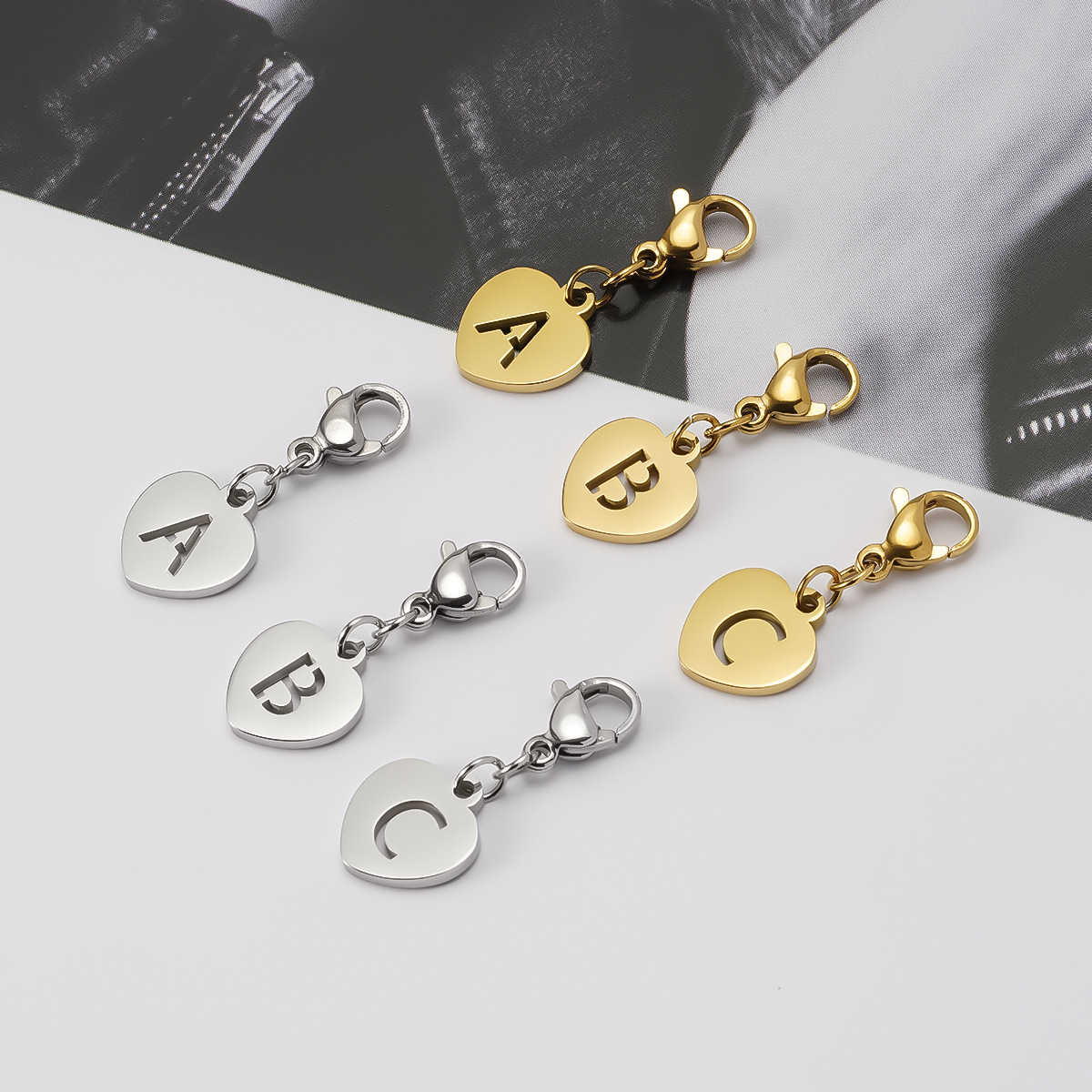 European And American Titanium Steel Bracelet And Necklace Accessories Pendants photo 4