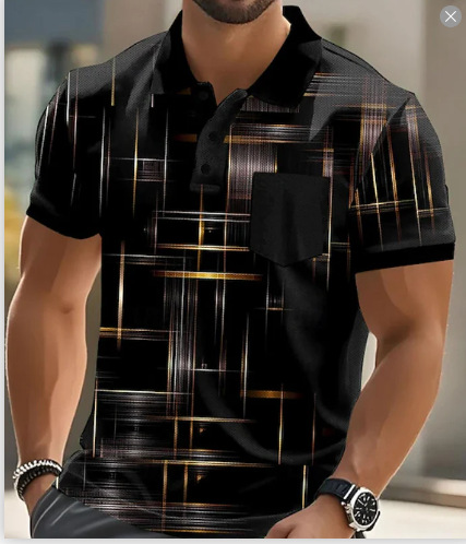 Men's Short-sleeve Fashionable Casual T-shirt photo 4