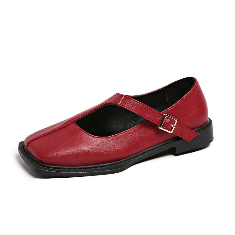 Fashionable Square-toe Versatile Low-cut Womens Shoes photo 2