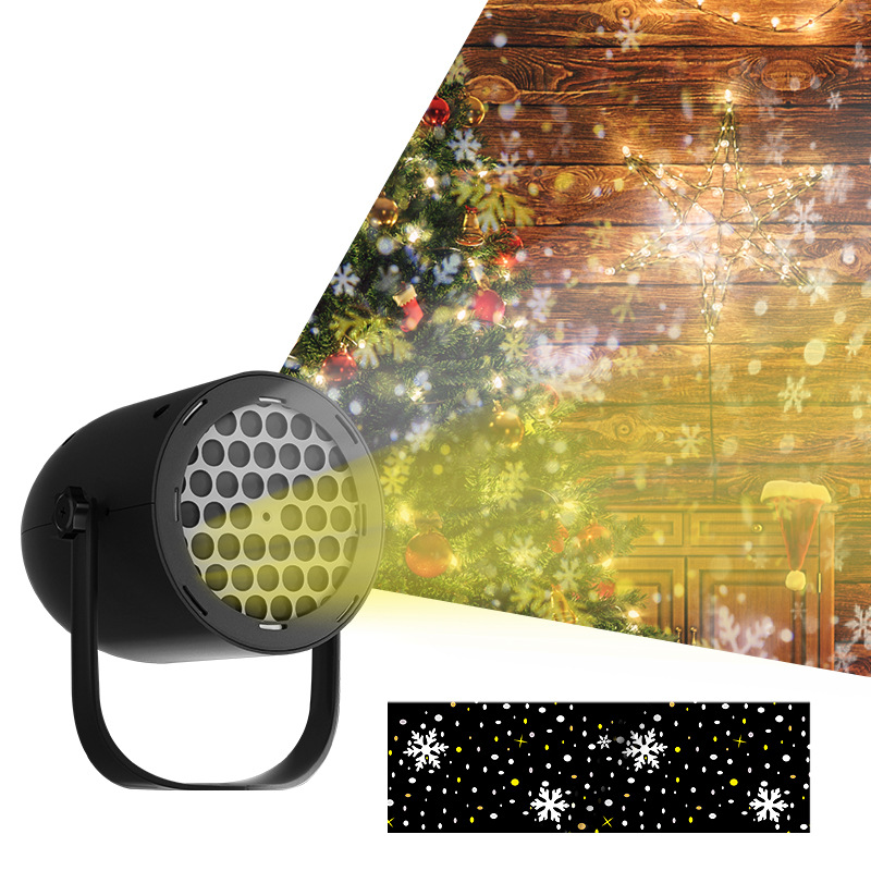 New Snowflake Christmas Projection Light With 16 Patterns Atmosphere Lamp photo 2