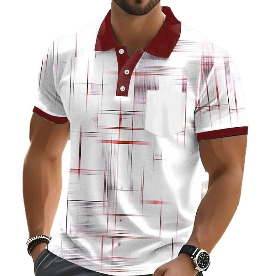 Men's Short-sleeve Fashionable Casual T-shirt photo 5
