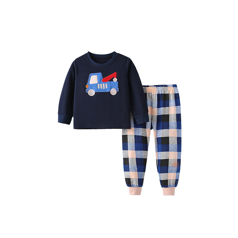 Casual Long-sleeve Crew-neck Set For Toddlers And Children photo 5