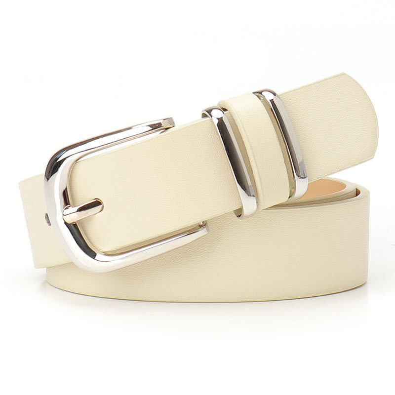 Womens Leather Belt Trendy European American Style Versatile For Coats And Trousers photo 6