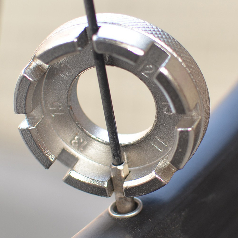 8-hole Chromoly Steel Rim Spoke Wrench photo 1