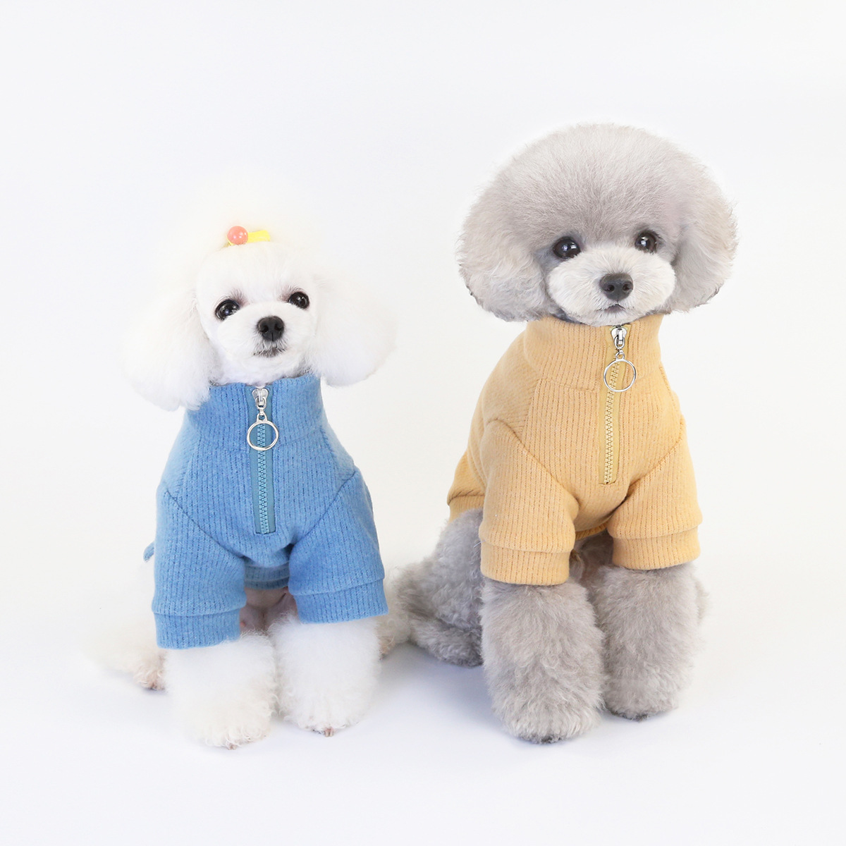 Pet Clothing Dog Zip-up Sweater photo 3