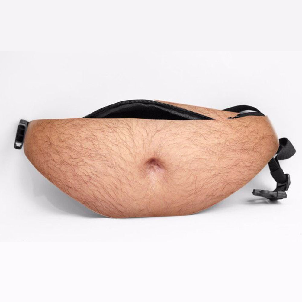 Personalized Belly Bag Funny Prank PU Synthetic Material photo 3