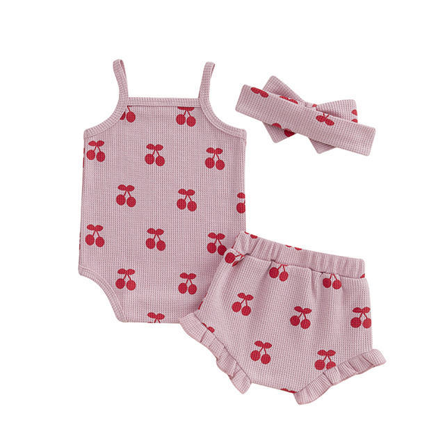 Sweet Daisy Mesh Camisole And Shorts Kids Outfit Set photo 5