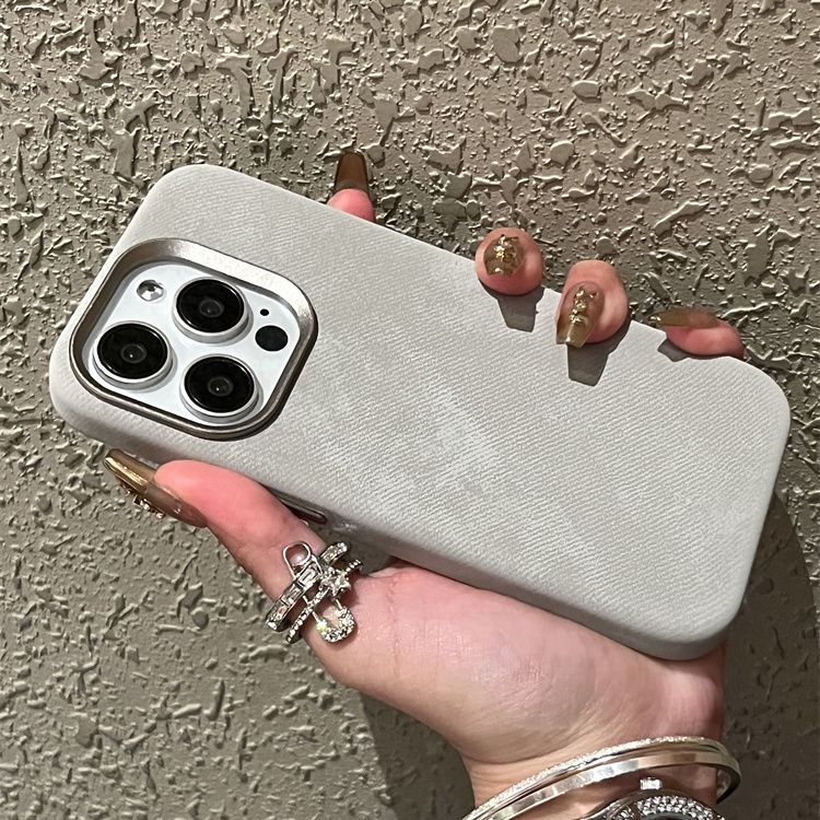 Magnetic Leather Drop-resistant Flannel Phone Case photo 1