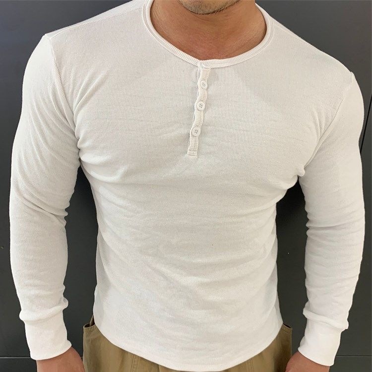 Rugged-thread Athletic Wear Masculine Autumn Style Stretchy Long Sleeves photo 3