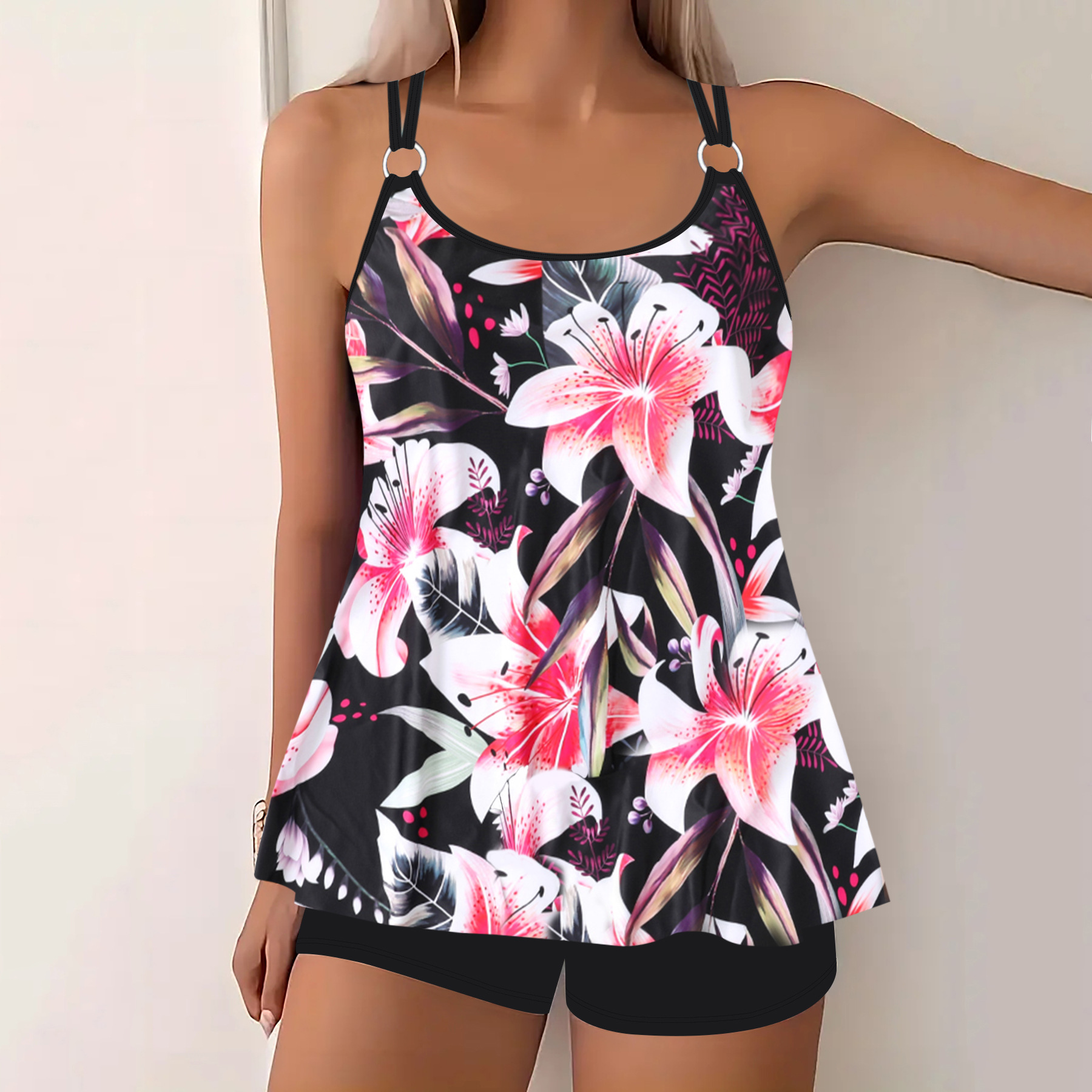 Sexy Printed Two-Piece Bikini Set For Women photo 3