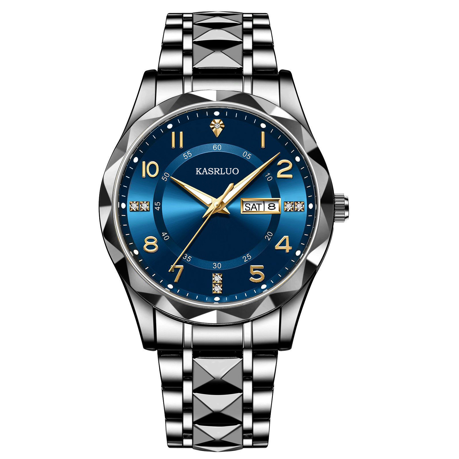 Men's Dual Calendar Fashion Waterproof Luminous Quartz Watch photo 8