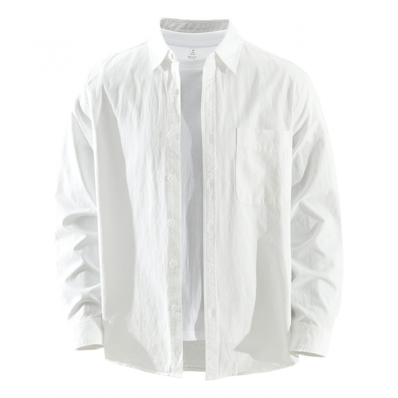 Japanese-style Simple And Fresh Long-sleeve Shirt photo 3