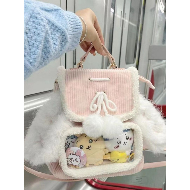 Women's Versatile Fluffy Casual Backpack photo 5