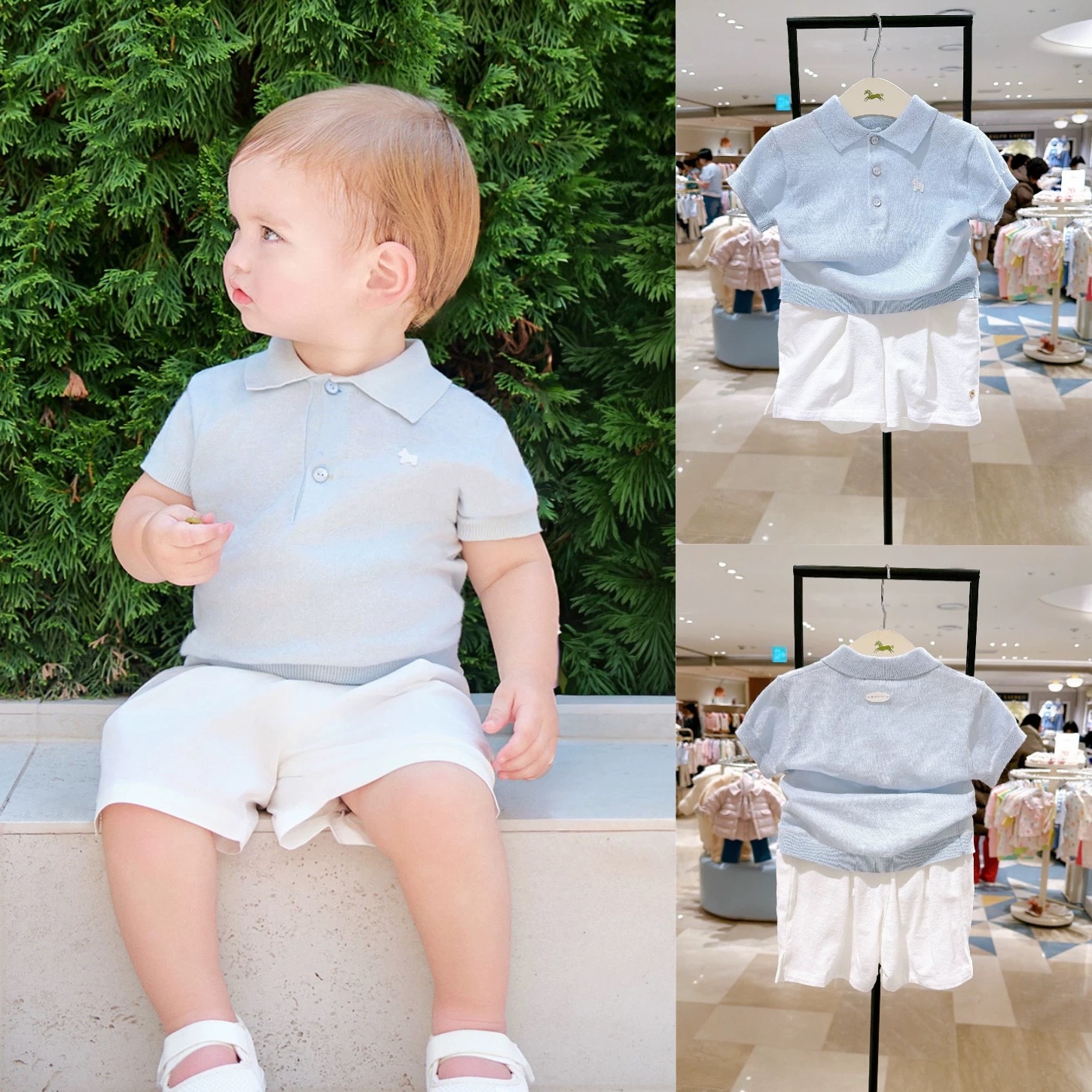 Summer-style Children's Simple Lapel Casual photo 1