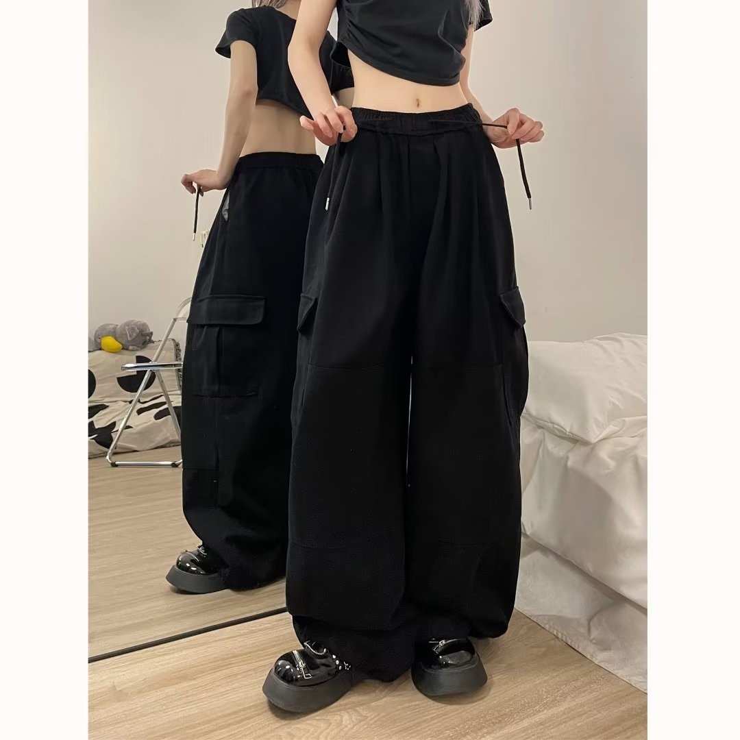 American-style Vintage Multi-pocket Work Pants photo 7