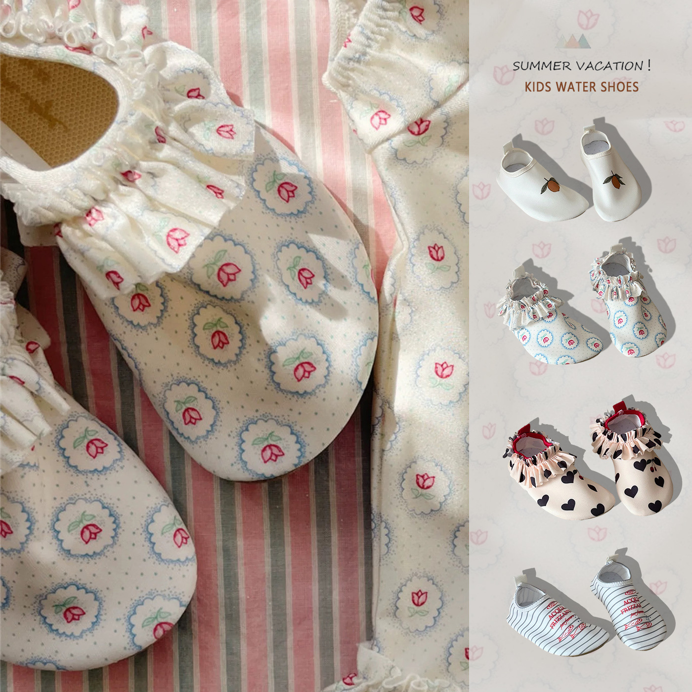 New Childrens Beach Shoes Non-slip For Water Parks photo 3
