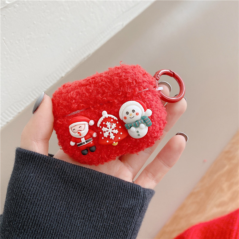 Santa Snowman Earphone Protective Soft Case photo 2