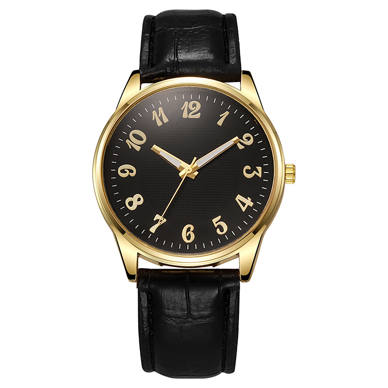 Quartz Mens Business-style Alloy Luminous Luxury Wristwatch With A Leather-band Feel photo 8