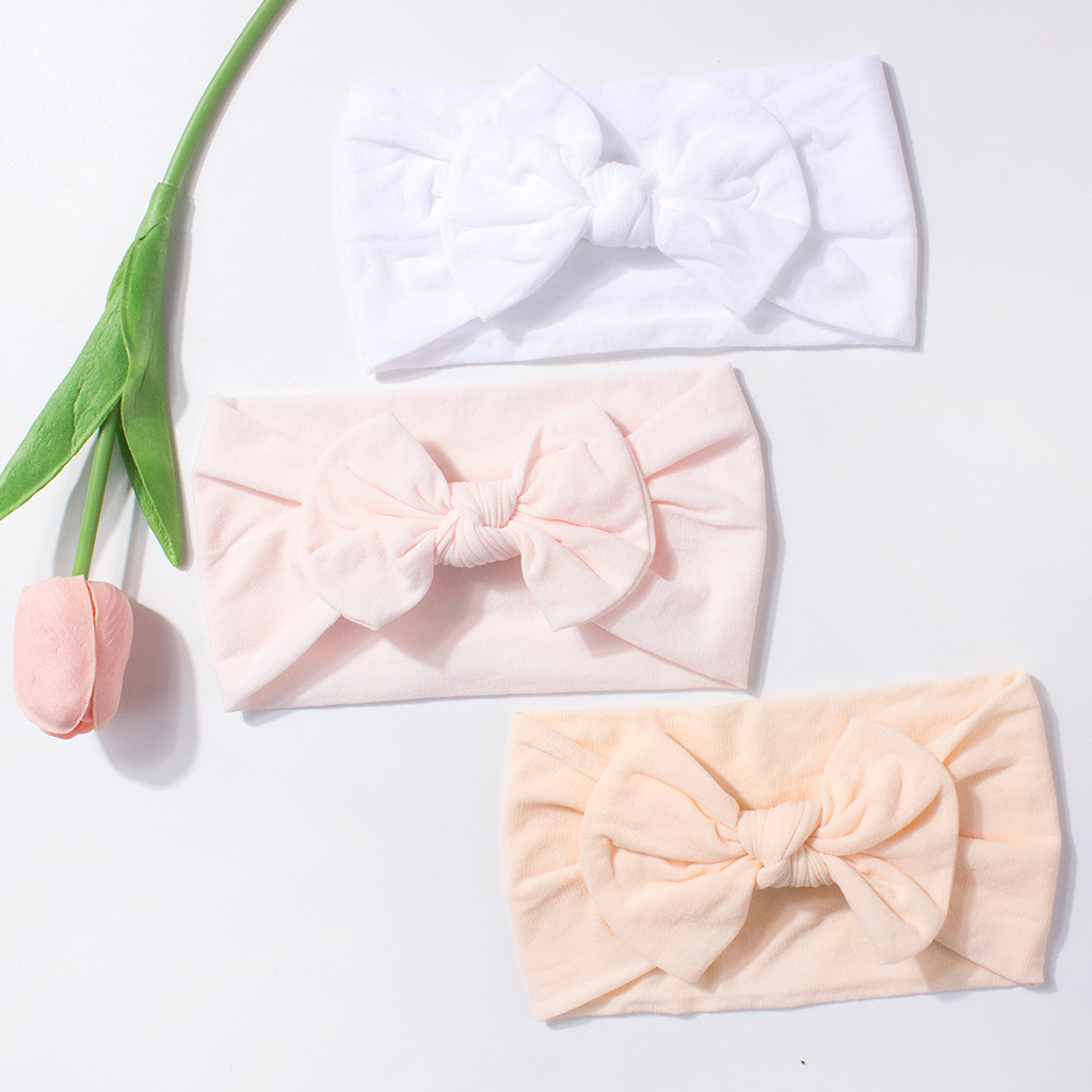 European And American Nylon Bow Hairband photo 2