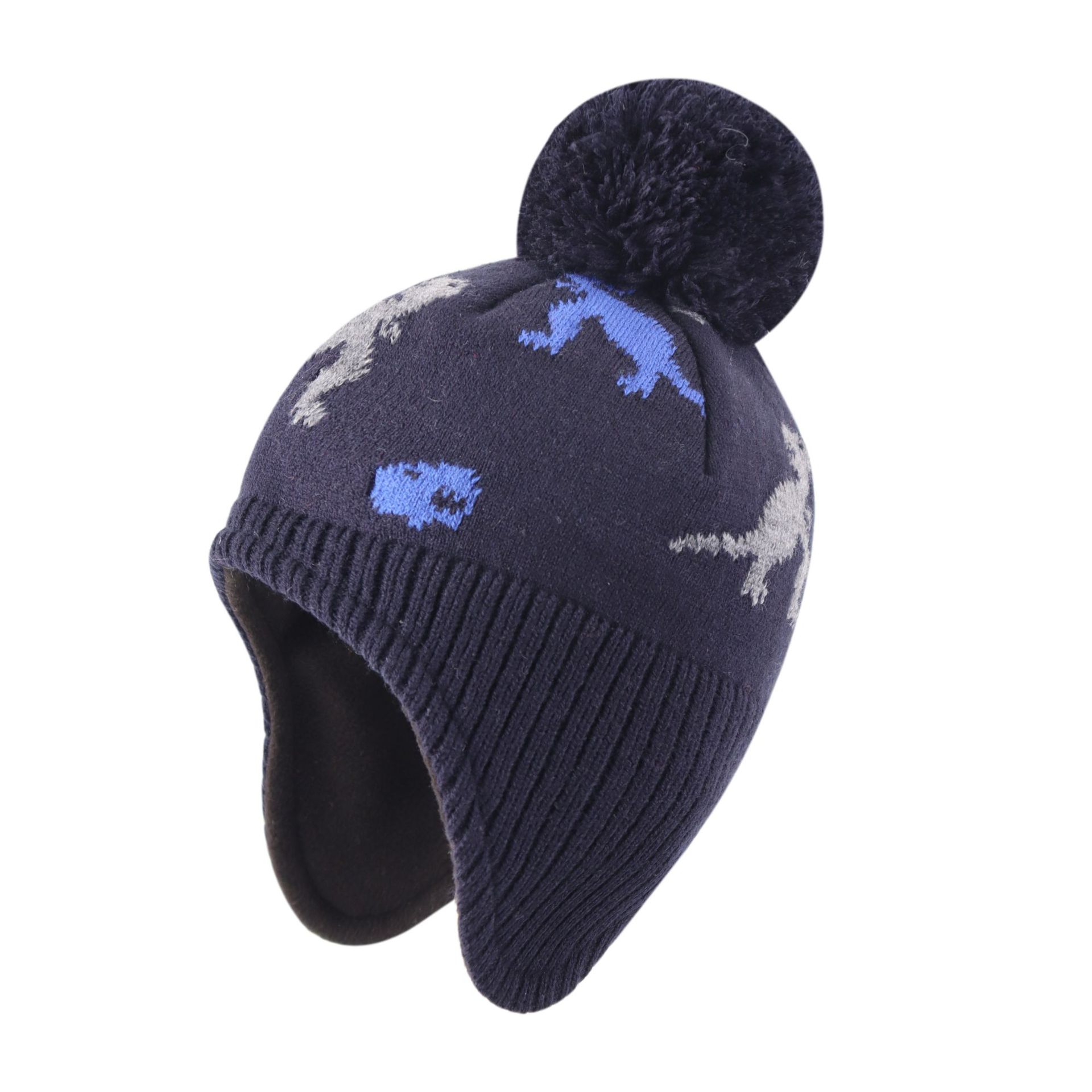 Autumn And Winter Warm Dinosaur Earmuffs photo 4
